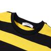 DILBYKE Boys Girl Long Sleeve Striped Crew Neckline T-Shirts Kid Tee, Cotton, Yellow and Black 5-6 Years view 4