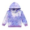 Girls Baby Sweatshirts Dyed Boys Kids Printed Tie Tops Long Hoodie Sleeve Boys Tops Girl Clothes (Purple, 3-4 Years) view 1