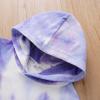 Girls Baby Sweatshirts Dyed Boys Kids Printed Tie Tops Long Hoodie Sleeve Boys Tops Girl Clothes (Purple, 3-4 Years) view 4