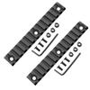 Gotical 13 Slots Aluminum Key mod Rail Section for Key mod Thrteen Slots Key mod Rail Picatinnii Rail (Black)