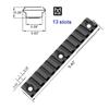 Gotical 13 Slots Aluminum Key mod Rail Section for Key mod Thrteen Slots Key mod Rail Picatinnii Rail (Black) view 2