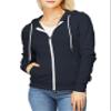 OSABASA Womens Basic Zip Up Hoodies Sweatshirt Long Sleeve Patch Pocket NAVY US XL (OSCWOHOL030) view 1