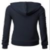 OSABASA Womens Basic Zip Up Hoodies Sweatshirt Long Sleeve Patch Pocket NAVY US XL (OSCWOHOL030) view 4