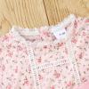Short Kids Tie Baby Infant Top Outfits Sleeves Bow Girl Flower Girls Tops Shirts for Teens Girls (Pink, 3-6 Months) view 4