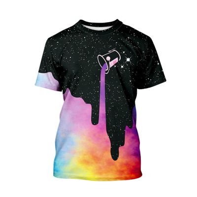 Clothes Summer 3D Girls Print Kids Blouse T-Shirt Tops Teen Big Boys Casual Girls Tops Toddler Girl Tank Tops (Black, 11-12 Years)