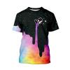 Clothes Summer 3D Girls Print Kids Blouse T-Shirt Tops Teen Big Boys Casual Girls Tops Toddler Girl Tank Tops (Black, 11-12 Years) view 1