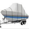 iCOVER T-Top Boat Cover, 600D Heavy Duty Marine Grade Waterproof Tear Resistant, Hard Top/T Top Boat Cover for Center Console Boat with T TOP Roof, Fits 18'-20' Long Beam Width up to 106", Grey view 1