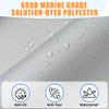 iCOVER T-Top Boat Cover, 600D Heavy Duty Marine Grade Waterproof Tear Resistant, Hard Top/T Top Boat Cover for Center Console Boat with T TOP Roof, Fits 18'-20' Long Beam Width up to 106", Grey view 2