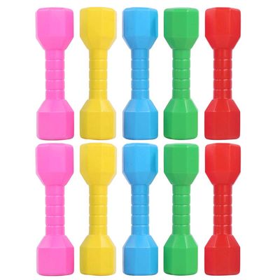 Alvinlite Kids Weight Set Dumbbells Set for toddlers | Barbell Fitness Exercise Equipment for Home Gym Workout Set of 10 pcs Type kids