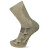 Merrell Unisex Mens And Women's Cushion Socks - Coolmax Moisture Management Arch Support Moab Hiking Midweight Crew, Oatmeal, Small-Medium US view 1