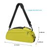 MOSISO Bike Rack Bag, Waterproof Bicycle Trunk Pannier Rear Seat Pouch Cycling Bike Carrier Backseat Storage Luggage Saddle Shoulder Bag, Yellow view 3