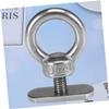 BESPORTBLE 3pcs Stainless Steel Kayak Lifting Hook Track Mount Tie Downs Kayak Accessories for view 3