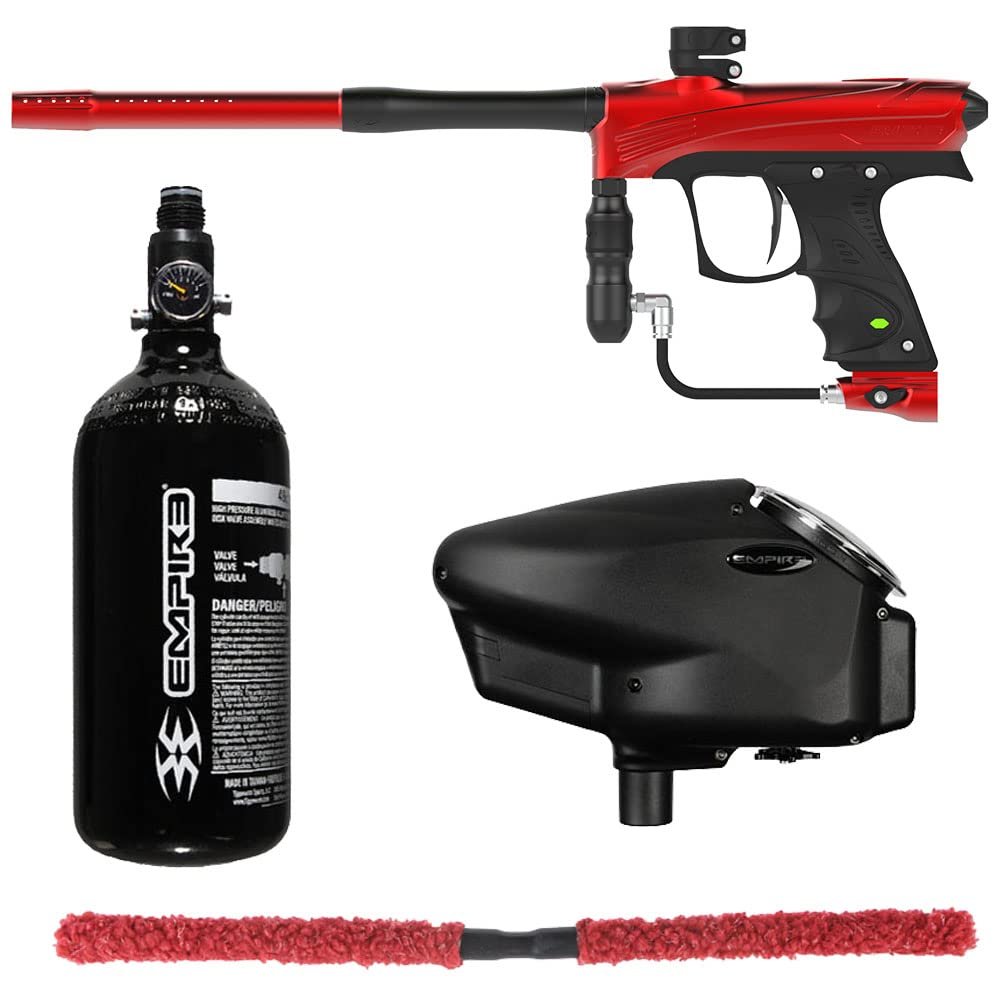 Action Village Dye Rize CZR Core Paintball Gun Package Kit (Red/Black)