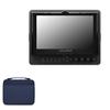 BoxWave Case Compatible with Lilliput 665-O/P - Hard Shell Briefcase, Slim Messenger Bag Briefcase Cover Side Pockets - Navy view 1