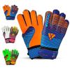 Vizari Saturn F.P. Soccer Goalkeeper Gloves with Finger Support - Blue/Orange, Size 4 | Inbuilt Fingersave Protection Goalie Gloves | 3-MM Duplatex Foam Palm Football Gloves view 1