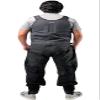 Zhik Mens OFS800 Offshore Sailing Yachting and Dinghy Salopettes - Black - Breathable Waterproof Sprayproof Mens Size - XXL view 4