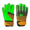 Vizari Saturn F.P. Soccer Goalkeeper Gloves with Finger Support - Green/Orange, Size 8 | Inbuilt Fingersave Protection Goalie Gloves | 3-MM Duplatex Foam Palm Football Gloves view 1