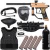 Action Village Azodin KAOS 3 Light Gunner Paintball Gun Package Kit (Dust Brown/Dust Black)