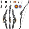 62 ILF Recurve Bow Set, 30-60LBS American Hunting Bow with Gordon Limbs for Adult Outdoor Hunting Archery Competition Athletic, Right Hand Bow (35, Bow kit) view 1