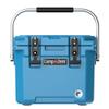 CAMP-ZERO 12 | 12.6 Qt. Premium Cooler with Molded-in Cup Holders and Folding Aluminum Handle, Turquoise (CZ12L-DT) view 1