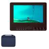 BoxWave Case Compatible with Delvcam DELV-SDI-7 - Hard Shell Briefcase, Slim Messenger Bag Briefcase Cover Side Pockets - Navy view 1