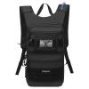 MOSISO Tactical Hydration Pack Backpack, Military Daypack Water Backpack Rucksack Bladder Bag with 3L Water Bladder&Elastic Cord Strap for Outdoor Sports,Hiking,Climbing,Running,Cycling,Biking, Black view 1