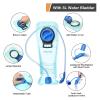 MOSISO Tactical Hydration Pack Backpack, Military Daypack Water Backpack Rucksack Bladder Bag with 3L Water Bladder&Elastic Cord Strap for Outdoor Sports,Hiking,Climbing,Running,Cycling,Biking, Black view 2