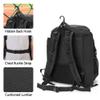 DSLEAF Baseball Backpack with 2 Bat Sleeves, Softball Bag with Vented Shoe Space and Multi Pockets for Adults (Patent Design) view 4