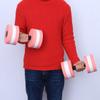 SEWACC 2Pcs Aquatic Exercise Dumbbells Water Dumbells Foam Water Weights Aquatic Fitness Equipment for Water Aerobics (Pink) view 3