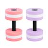 Weight Set Aquatic Exercise Dumbbells 2pcs High- Density EVA- Foam Dumbbell Set Water Barbells Exercise Hand Bar (Random Color) view 4