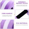 SEWACC Aquatic Exercise Dumbbells 2Pcs Water Dumbells Foam Water Weights Aquatic Fitness Equipment for Water Aerobics (Purple) view 3