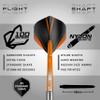 RED DRAGON Amberjack 5: 22g Tungsten Darts Set with Flights and Shafts (Stems) view 3