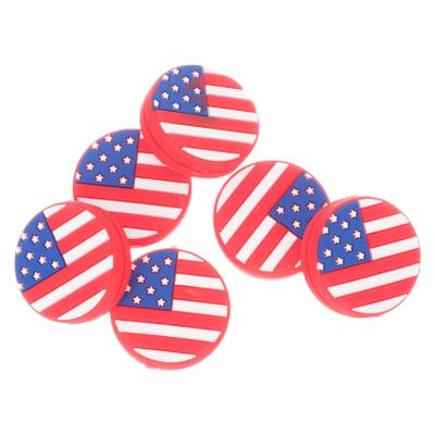 BESPORTBLE Tennis Racket Vibration Dampeners 6pcs Silicone Shock Absorbers for Racket Dampen Vibration Improve Stability