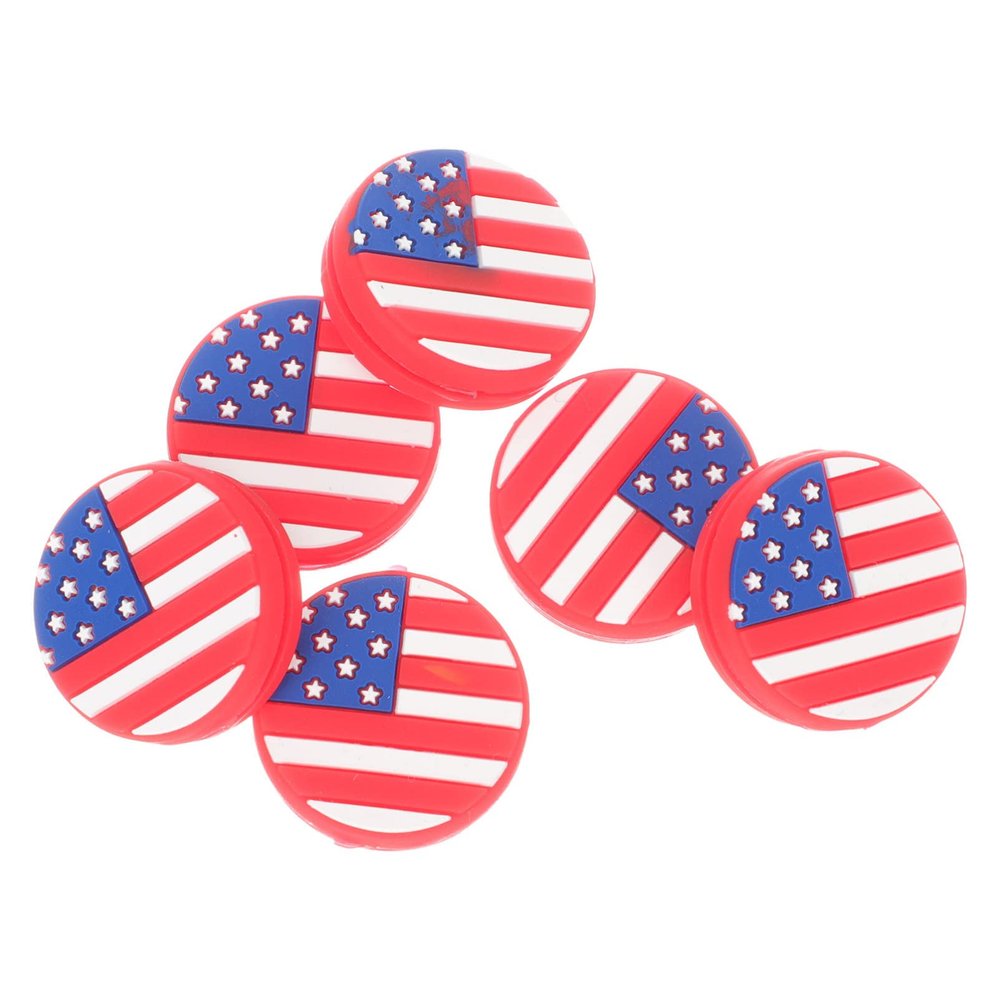 BESPORTBLE Tennis Racket Vibration Dampeners 6pcs Silicone Shock Absorbers for Racket Dampen Vibration Improve Stability