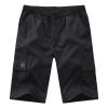 Men's Casual Multi Pocket Short Pants Elastic Waist Relaxed Fit Cargo Shorts Loose Fit Lightweight Outdoor Shorts (Black,5X-Large) view 1