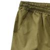 Maiyifu-GJ Men's Casual Multi Pocket Short Pants Elastic Waist Relaxed Fit Cargo Shorts Loose Fit Lightweight Outdoor Shorts (Armygreen,X-Large) view 4