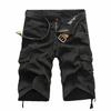 Maiyifu-GJ Men's Relaxed Fit Camo Cargo Shorts Lightweight Multi Pocket Outdoor Short Pants Casual Hiking Tactical Shorts (Black 1,38) view 1