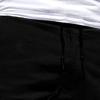 Maiyifu-GJ Men's Elastic Waist Cargo Shorts Casual Relaxed Fit Multi Pockets Short Lightweight Outdoor Military Short Pants (Black,XX-Large) view 4