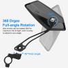 Diyife Bike Mirror 1 Pair, [New Version] HD Wide Angle Large Handlebar Rearview Mirror, Blast-Resistant 360Adjustable Bicycle Rear View Mirror Accessories for Ebike Mountain Road Bike view 3