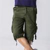 Men's Relaxed Fit Camo Cargo Shorts Lightweight Multi Pocket Outdoor Short Pants Casual Hiking Tactical Shorts (ArmyGreen 1,38) view 2