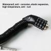 Bike Cable Lock, 4 Digit Combination Anti-Theft Portable Bicycle Lock,Hardened Steel Mini Bicycle Lock for Helmets, Bicycles, Luggage, Backpacks, Electric Scooter, Strollers etc. view 3