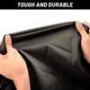 11-21ft Boat Cover Heavy Duty 600D Waterproof Canvas Trailable Waterproof Boat Cover V-Hull Tri-Hull Runabout Boat Cover Black,17-19FT-V view 4