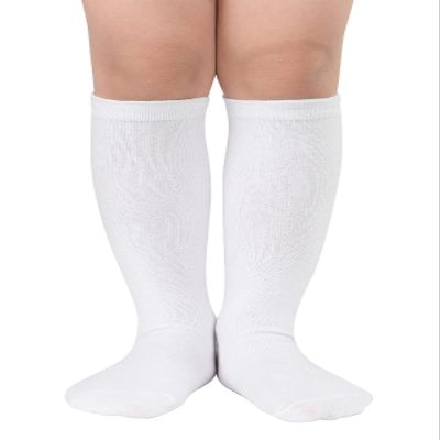 Century Star White Soccer Socks Girls Boys Kids Cotton School Uniform Socks White Long Socks 1 Pair White One Size