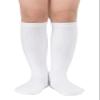 Century Star White Soccer Socks Girls Boys Kids Cotton School Uniform Socks White Long Socks 1 Pair White One Size view 1