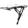 Amdieu Bicycle Cargo Racks,60kg Aluminum Alloy MTB Road Bike Rack Carrier Rear Luggage Universal Cycling Shelf Bracket for V-Brake Bicycle Carrier Rack (Color : Black, Size : 15.4 * 5.5in) view 2