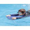 Swimming Kickboard, Swim Exercise Training Board for Adults Kids Toddlers, Swim Aid Float Kickboard Swimming Training Equipment with Handle, EVA Foam (Blue) view 2
