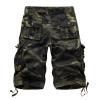 Maiyifu-GJ Men Relaxed Fit Camo Cargo Shorts Camouflage Multi Pockets Outdoor Short Pants Lightweight Loose Military Short (Green,31) view 3