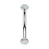 GAGABODY Eyebrow Jewelry 16g G23 Titanium Eyebrow Piercing Jewelry Curved Barbell 16g Belly Button Ring 6mm-12mm Cartilage view 2