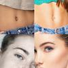 GAGABODY Eyebrow Jewelry 16g G23 Titanium Eyebrow Piercing Jewelry Curved Barbell 16g Belly Button Ring 6mm-12mm Cartilage view 4