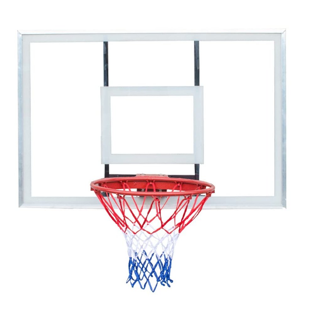 Basketball Rim Wall Mounted Pc Basketball Hoop, Home School Playground Wall Basketball Hoop, Suitable for Adults and Teenagers (Size : 121X81CM)